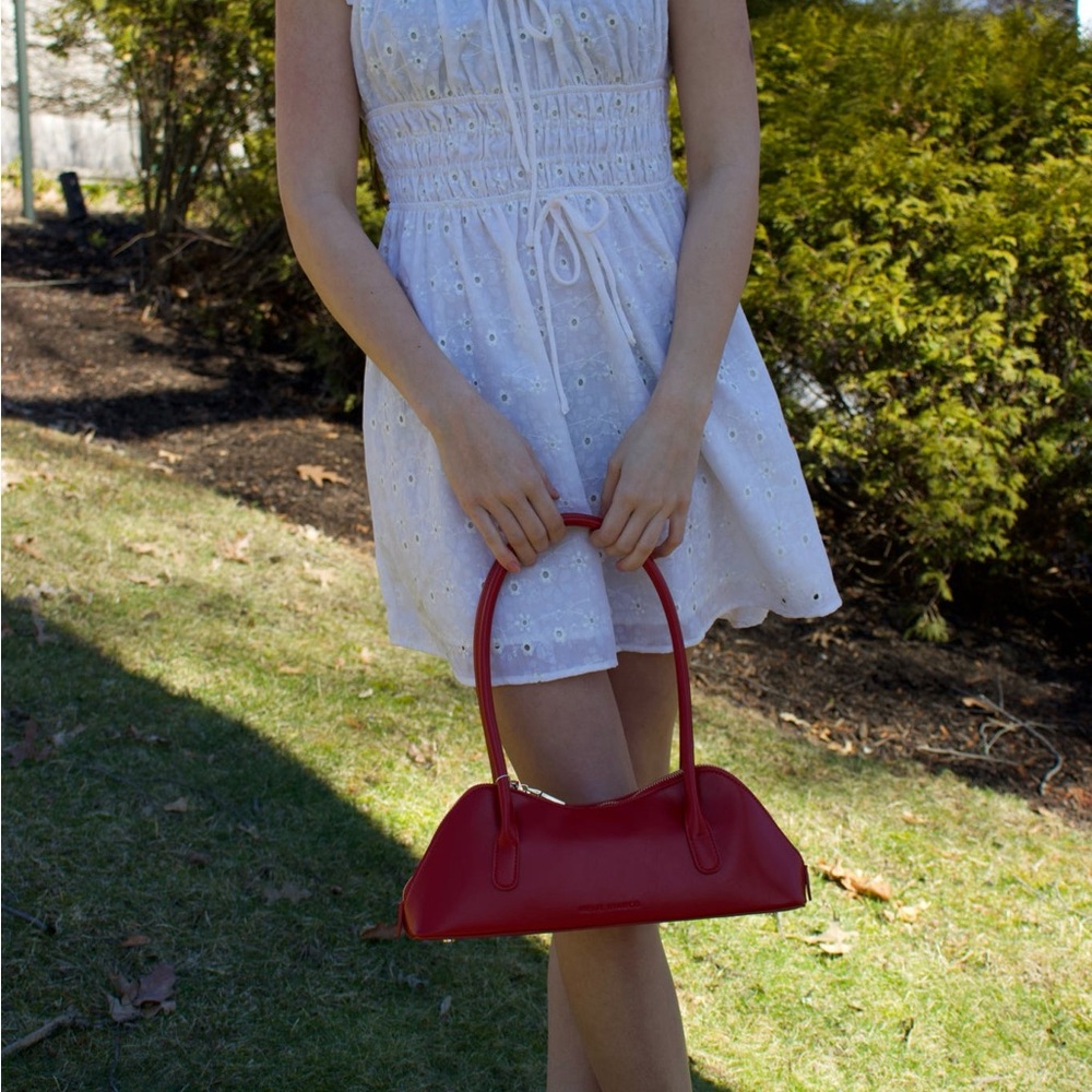 Storia cream floral eyelet dress